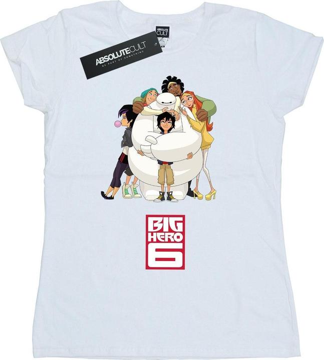Actual product image Disney Womens/Ladies Big Hero 6 Baymax Hug Cotton T-Shirt (XXL)