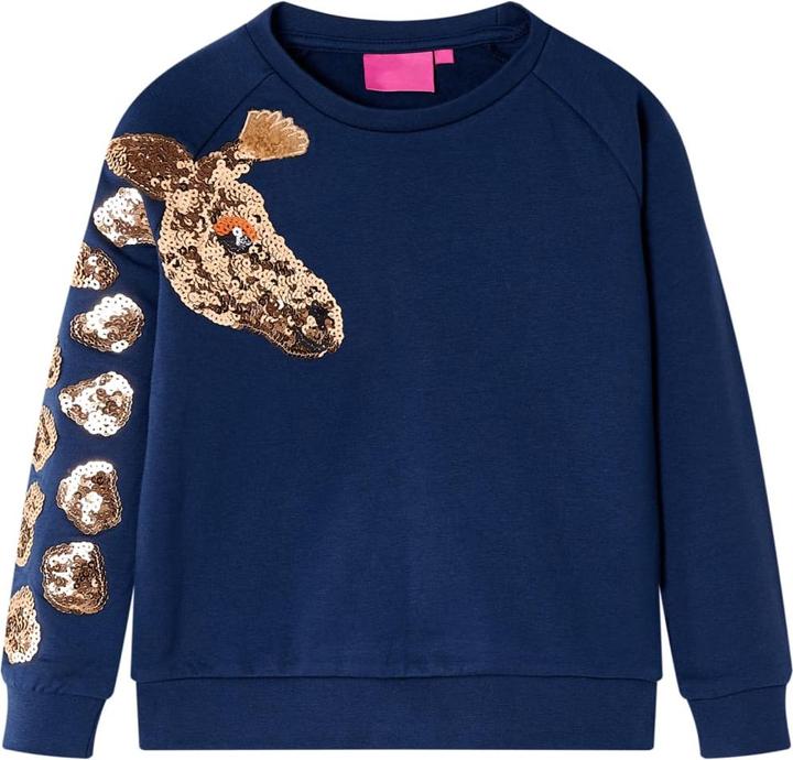 Produktbild VidaXL Kinder-Sweatshirt Marineblau 104,Material: 95 % Baumwolle. 5 (104)