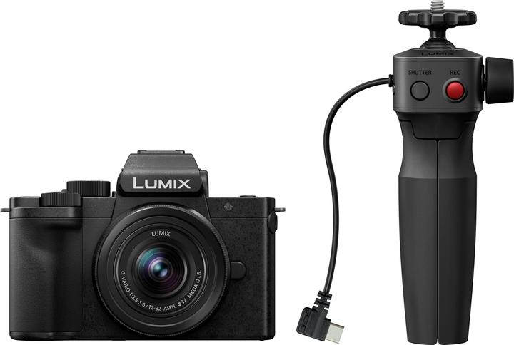 Panasonic Lumix DC-G100D + AF 12-32mm f/3.5-5.6 asph. + impugnatura per treppiede DMW-SHGR2 (12 - 32 mm, 20.30 Mpx, Micro Four Thirds)