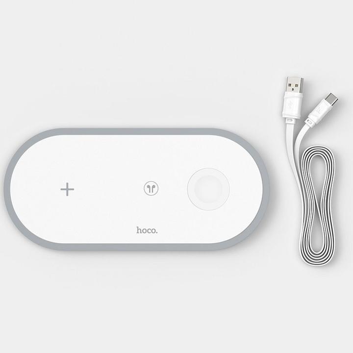 Actual product image Hoco CW24 3 in 1 Wireless Charger (10 W)
