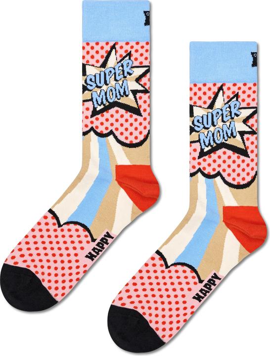 Happy Socks Super Mom (Einzelpack, 41 - 46)