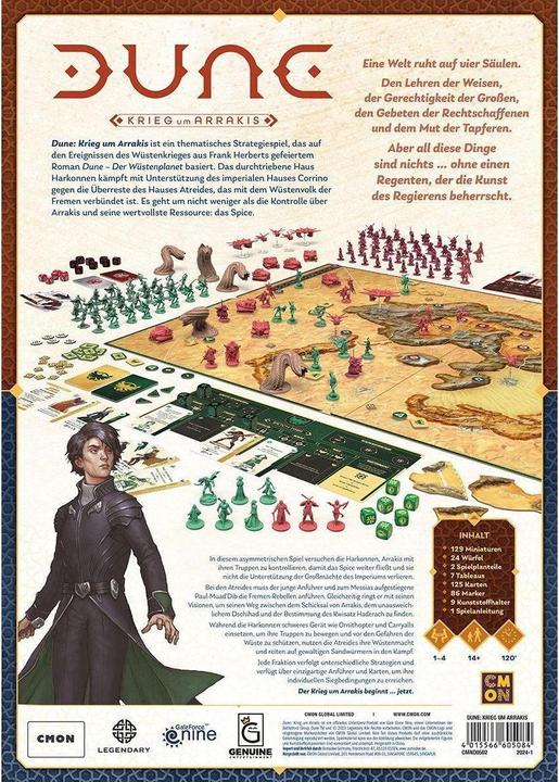 Actual product image Cmon Dune War for Arrakis (German)