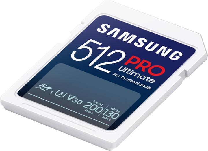 Actual product image Samsung PRO Ultimate (512 GB, SDXC, U3, UHS-I)