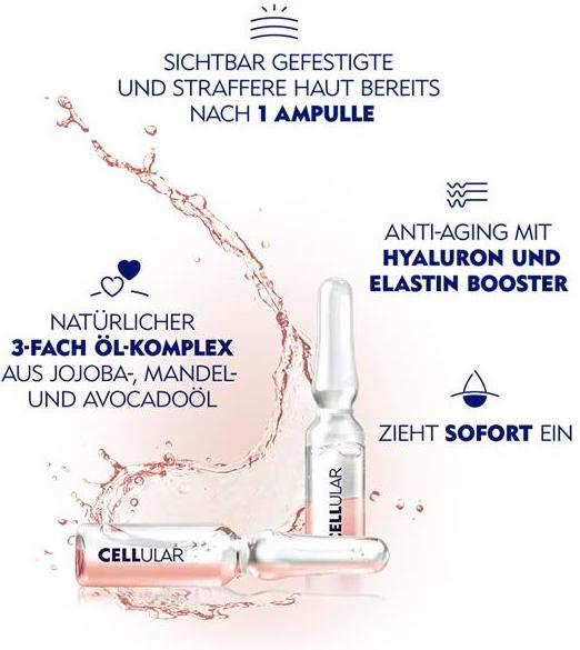 Immagine prodotto NIVEA Trattamento in fiala a 2 fasi Cellular Filler Elasticity + Contour (8.40 ml)