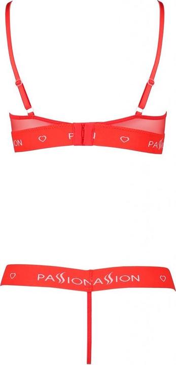 Image du produit Passion Soutien-gorge Ouvert plus string semi-transparent (XL)