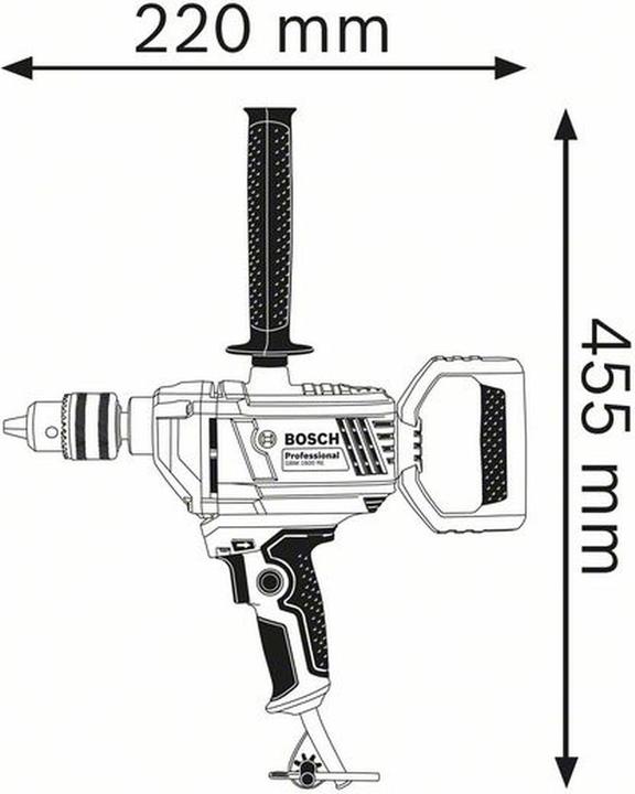 Actual product image Bosch Professional Drilling machine GBM 1600 RE / 850 Watt / 06011B0000 (Electrical connection)