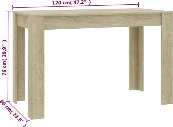 Image du produit VidaXL Ellis (120 x 60 x 76 cm)