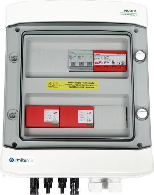 Actual product image No Name Switchgear connected DCAC hermetic IP65 EMITTER with DC surge arrester Dehn 1000V Ty