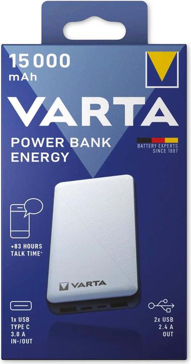 Produktbild Varta Energy (15000 mAh, 15 W, 55.50 Wh)