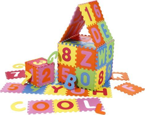 Produktbild Knorrtoys Puzzlematte - "Alphabet + Zahlen" /36-tlg./30cm (30 x 30 cm)