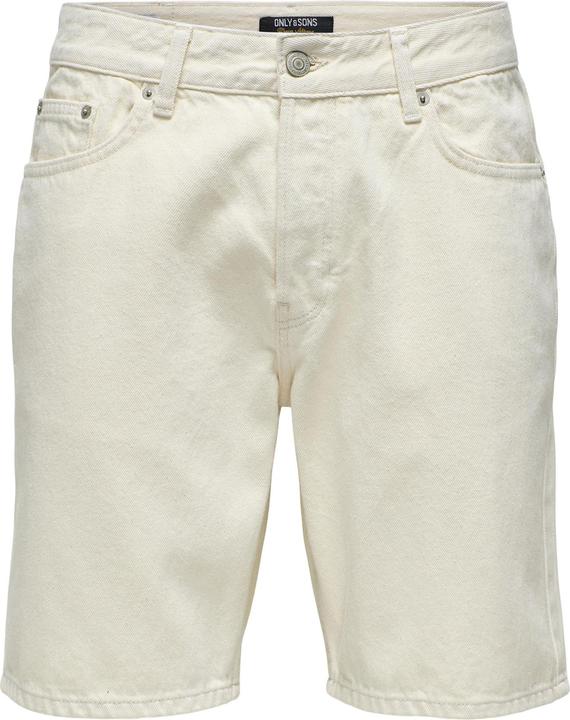Only & Sons Onsedge Ecru 2044 Pim Dnm Shorts Noos
