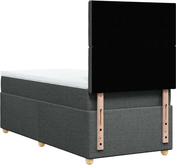 Produktbild VidaXL Bo x springbett mit Matratze 90 x 190 cm Stoff (90 x 190 cm, 90 x 190 cm)