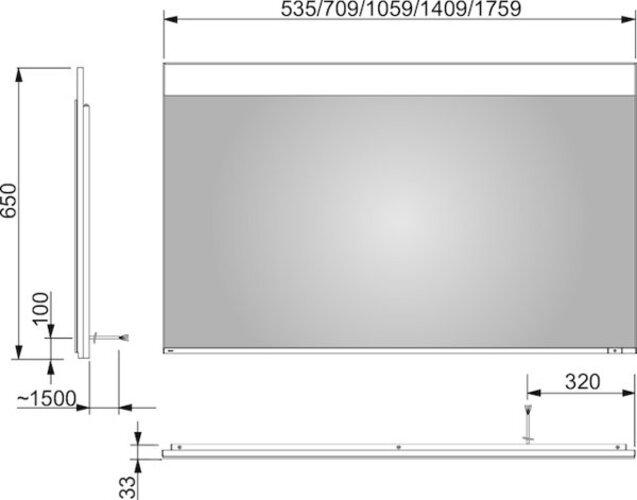 Produktbild Keuco Lichtspiegel EDITION 400