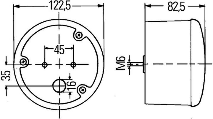Actual product image Hella Rear light right for AHLMANN