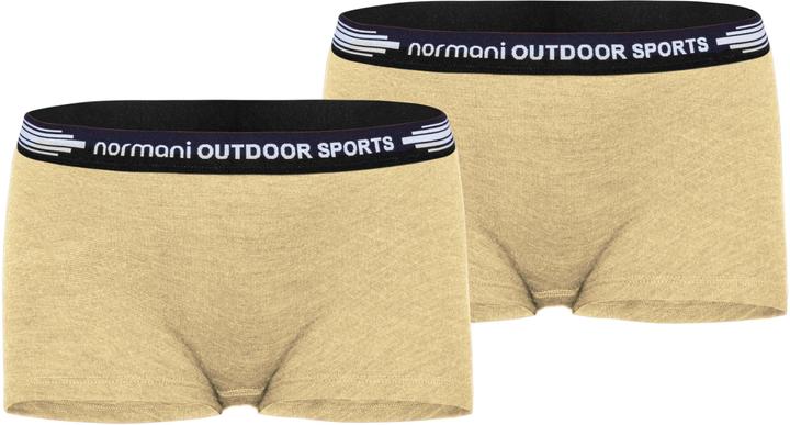 Image du produit Normani Lot de 2 boxers femme en mérinos "Morwell" - 9587 (S, Une unité par pack)