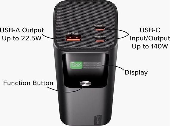 Image du produit Alogic ARK 27.000MAH POWER BANK (27000 mAh, 140 W, 99.90 Wh)