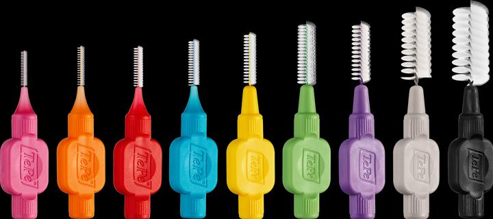 TePe Interdentalbürsten Original Mixed Pack ISO 0-7 (8 x, 1.30 mm)