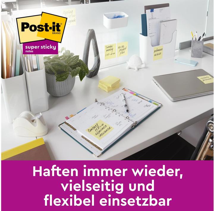 Produktbild Post-it Super Sticky Z-Notes 20 + 4 (9 x 9 x 25 cm)