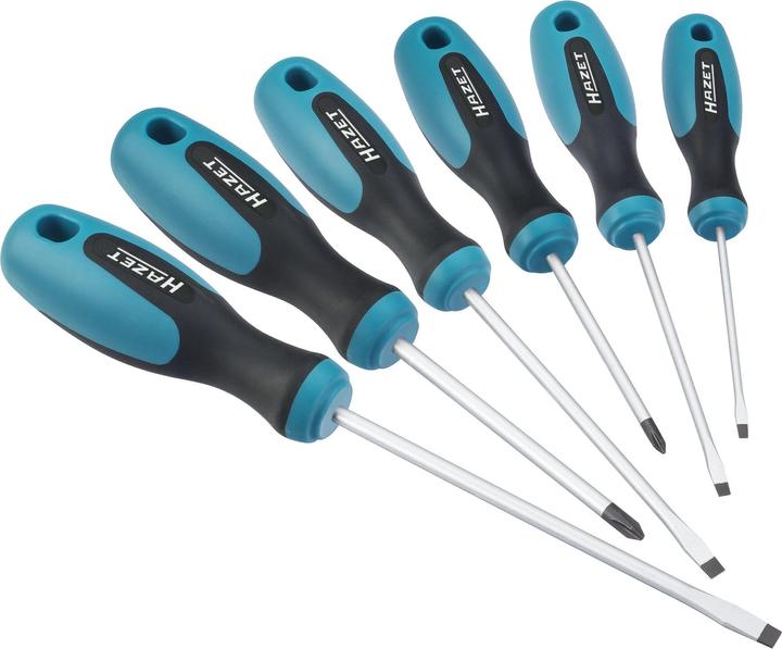 Actual product image HAZET Screwdriver set 810/6 ∙ Cross recess profile PH, Slot profile ∙ 0,5 x 3 ∙ 0,8 x 4 ∙ 1 x 5,5 ∙… (Port, Phillipps cross recess (PH))
