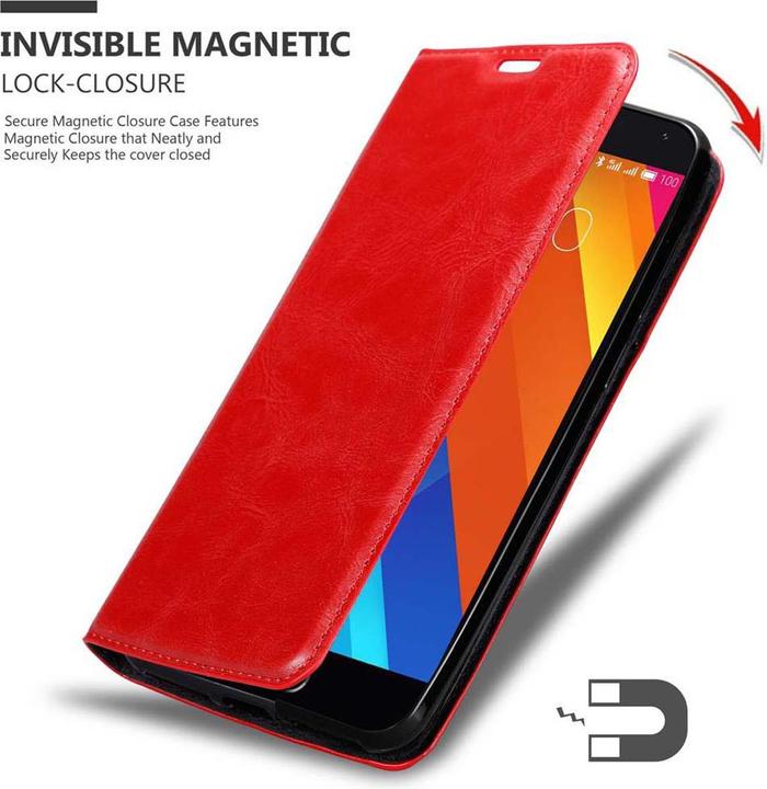 Productafbeelding Cadorabo Boek Onzichtbare Magneethoes (Meizu MX5)