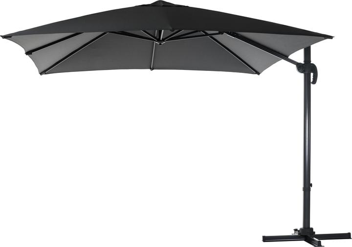 Cocon Sonnenschirm TR-031, 300 x 300 cm, hängend, Grau (3 m)