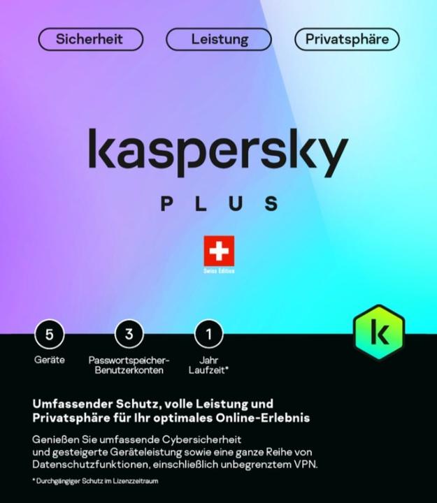 Kaspersky Plus (5 PC) (12 months)