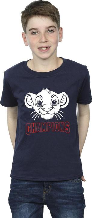 Immagine prodotto Disney The Lion King Simba Face Champion Maglietta Ragazzi (140, 146)