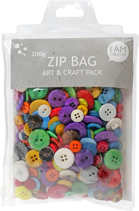 Immagine prodotto I Am Creative Bottoni della borsa con zip