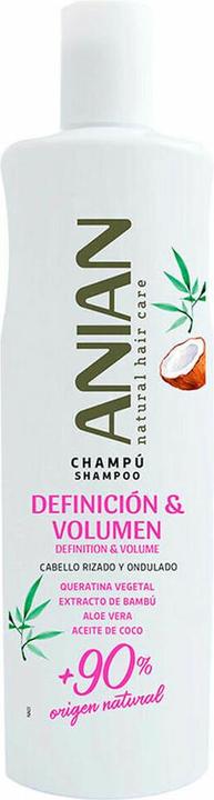 Anian Definición y Volumen Champú Vegetal 400ml (400 ml, Liquid shampoo)