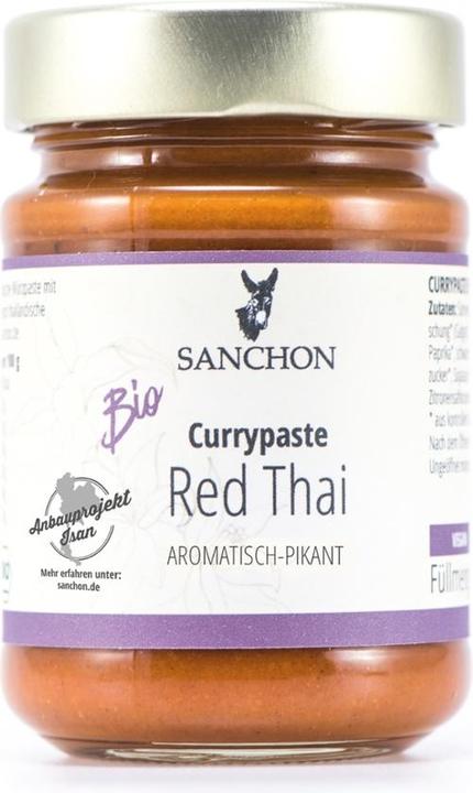 Sanchon Red Thai Currypaste Bio (190 g)