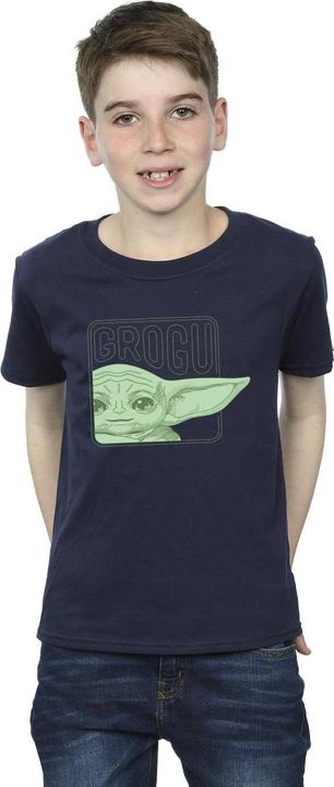 Immagine prodotto Star Wars The Mandalorian Grogu Box Maglietta Ragazzi (140, 146)