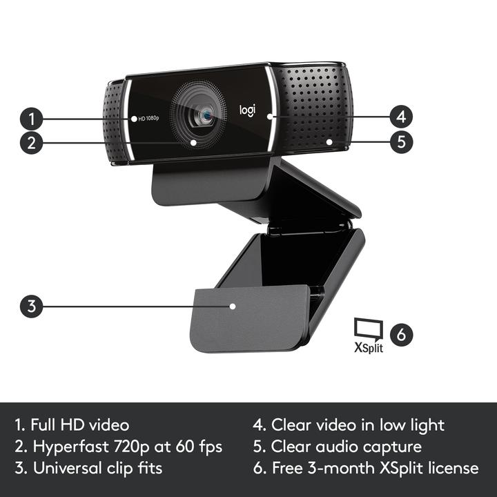 Produktbild Logitech C922 Pro Stream (2 Mpx)