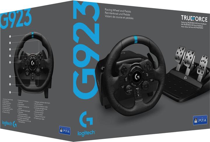 Immagine prodotto Logitech G923 Volante (spina UK) (PS4, PC)