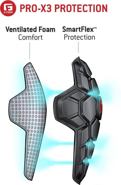 Immagine prodotto G-Form Protezioni per le ginocchia Pro-X3 per i giovani (L, XL, Ginocchiera, Esemplare unico)