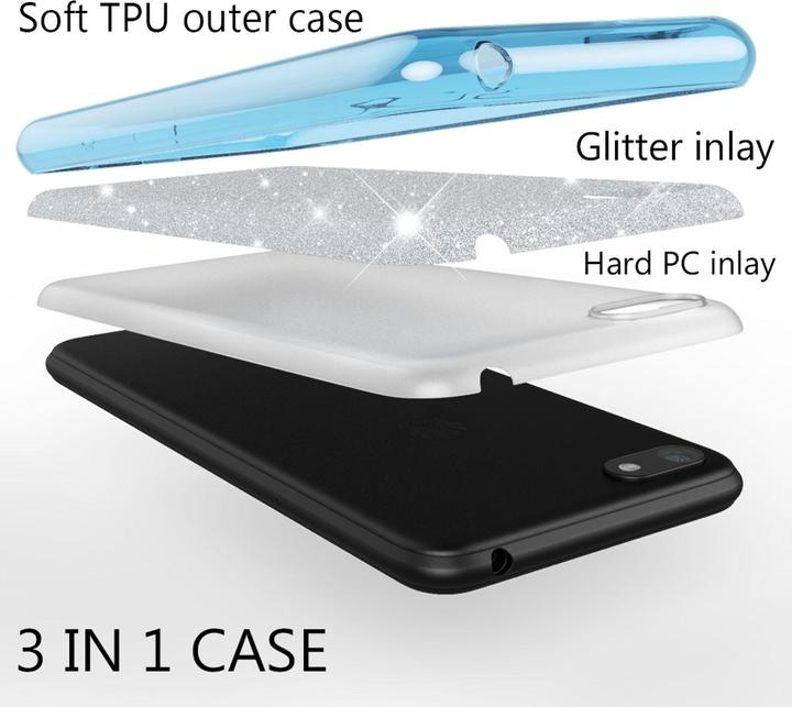 Image du produit Nalia Étui à paillettes (Huawei Y5 (2018))
