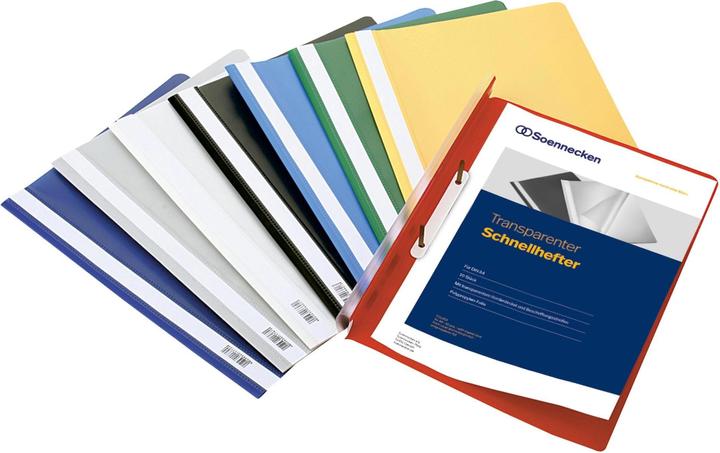 Produktbild Soennecken Schnellhefter 1 Paket à 10 Stück, Grau (A4, 1 x)