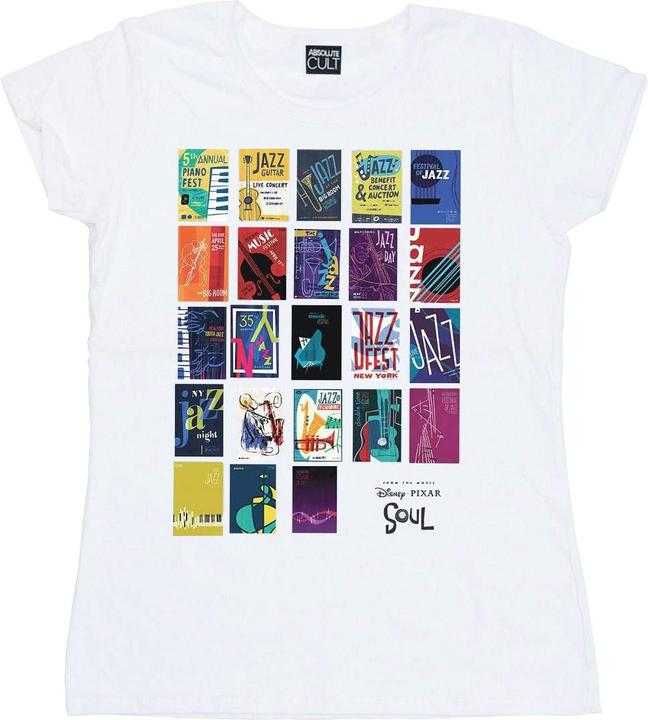 Immagine prodotto Disney Soul Jazz Poster Wall Maglietta Donna (L)