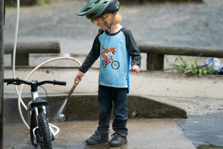 Produktbild Kids Ride Shotgun Dino Windproof Kids MTB Jersey (110, 116, 115 A)