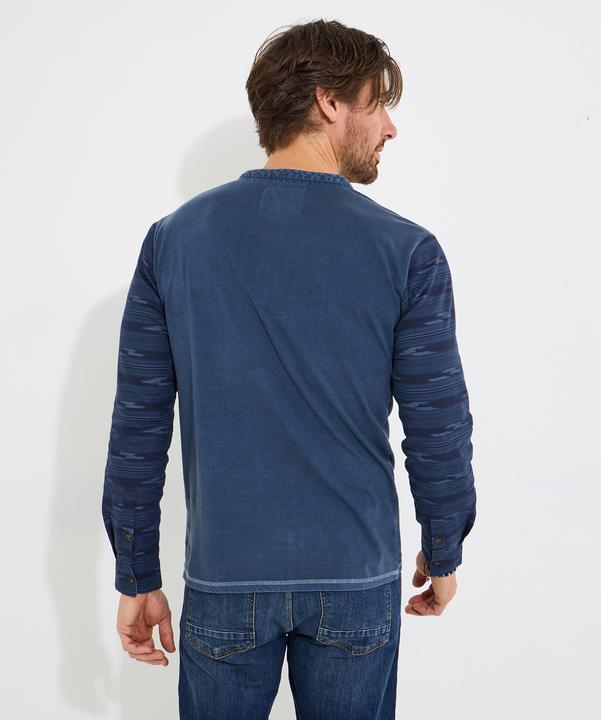 Image du produit Joe Browns Contrast Aztec Long Sleeve Henley (L)