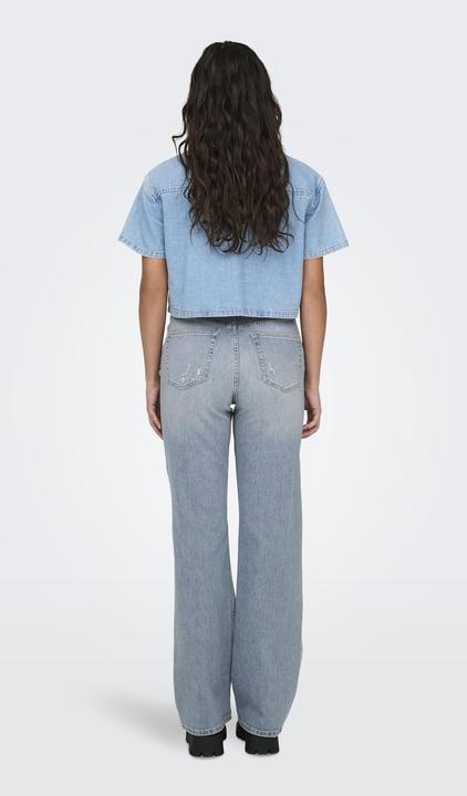 Actual product image Only ONLCAMILLE Hohe Taille Weiter Beinschnitt Jeans Jeans mit weitem Bein (28)
