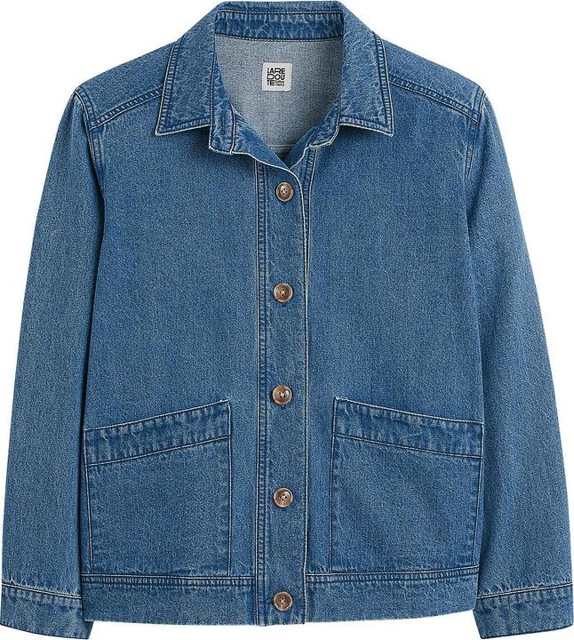 Actual product image La Redoute Collections Signature denim jacket with buttons (S, M)