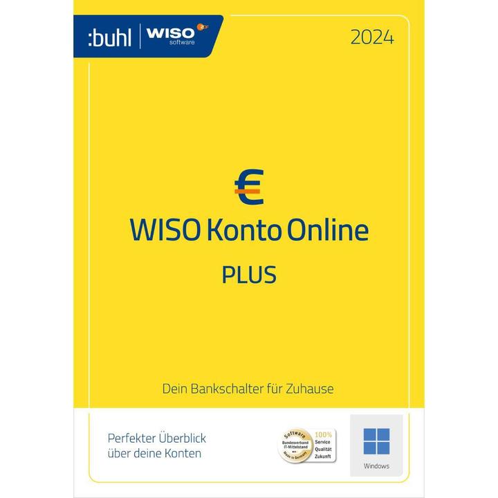 Produktbild Buhl Data Service Buhl Data WISO Konto Online Plus 2024 Download Code (1 User, unbegrenzt)