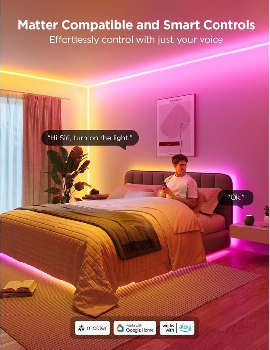 Actual product image Govee Wall light (RGBW, 500 cm, Indoor)