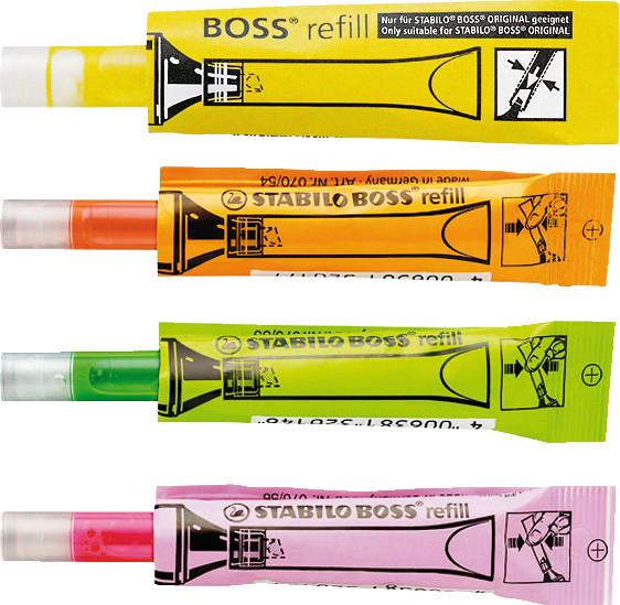 Actual product image STABILO BOSS ORIGINAL Refill (Orange, 5 mm, 1 x)