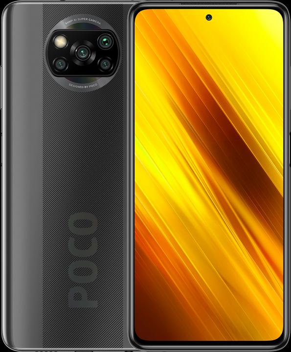 Xiaomi Poco X3 (64 GB, Shadow Gray, 6.67", Hybrid Dual SIM, 64 Mpx, 4G)