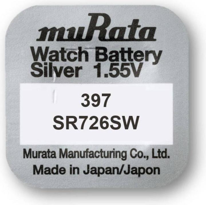 Produktbild Murata Knopfzellen 397 (10 Stk., V397, 35 mAh)