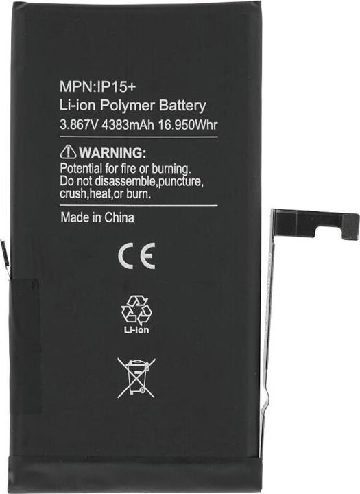 Actual product image OEM Battery for iPhone 15 Plus, decoded with extra IC (without welding)
