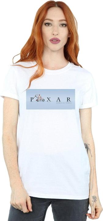 Actual product image Disney Womens/Ladies Toy Story 4 Duke Caboom Pixar Studios Logo Cotton Boyfriend T-Shirt (XXL)