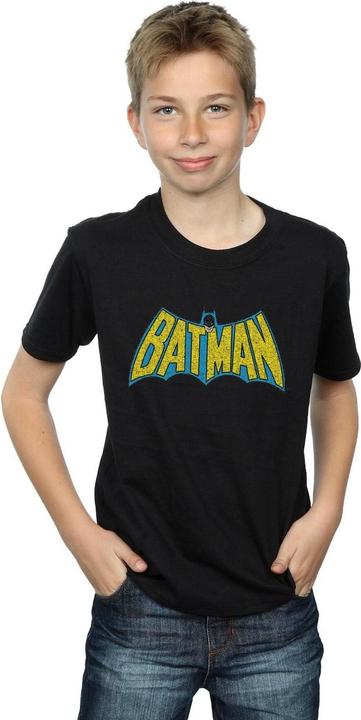 Actual product image Boys Batman Crackle Logo T-Shirt (140, 146)
