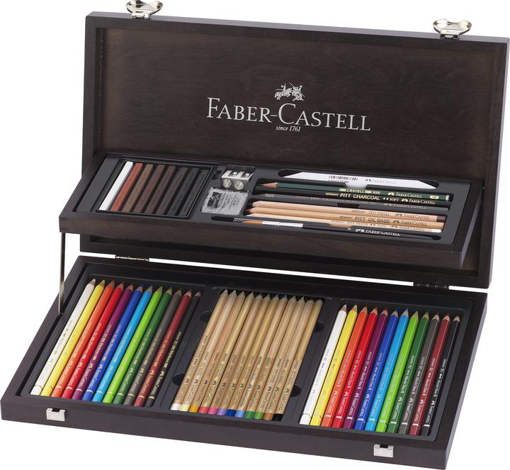 Image du produit Faber-Castell Recueil d'art et de graphiques en coffret bois (Multicolore, 53 x)